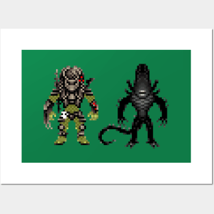 Pixel AvP Posters and Art